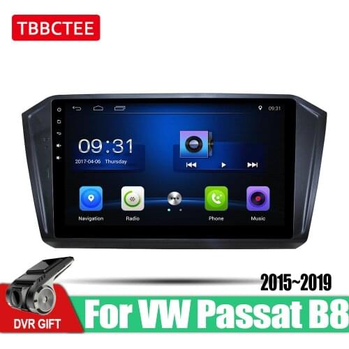 TBBCTEE Android Car GPS Multimedia Player For Volkswagen VW Passat B8 2015~2019 car Navigation radio Video Audio Car Player WiFi