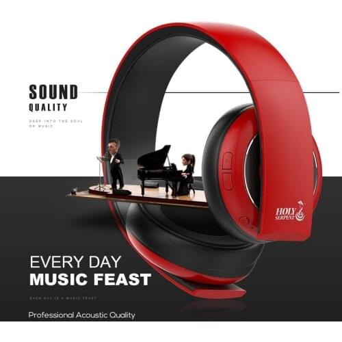 Holy Serpent F5 Bluetooth Headphone Portable 2 in 1 Wired Wireless Stereo Foldable Headset Audio Adjustable Earphones