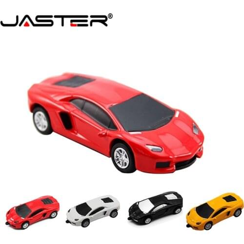 JASTER cool red yellow withe car style usb2.0 4GB 8GB 16GB pen drive USB Flash Drive creative 32GB Pendrive