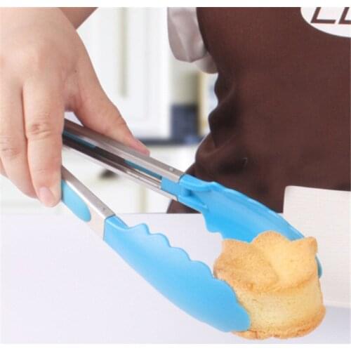 BBQ Tools Grilling Tong Salad Bread Serving Tong Non-Stick Kitchen Barbecue Grilling Cooking Tong with Joint Lock Kitchen Tools