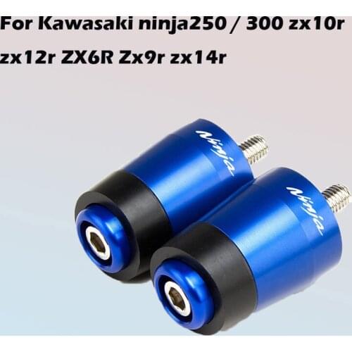 Modified handlebar plug of ninja250 / 300 zx10r zx12r ZX6R Zx9r zx14r motorcycle handle bars For Kawasaki