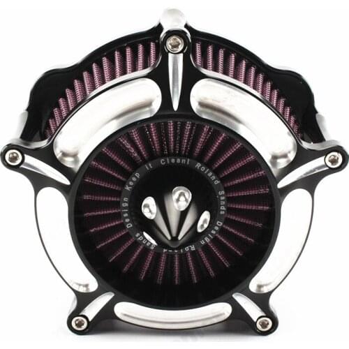 Motorcycle CNC Contrast Cut Air Cleaner Intake Filter For 1991-2016 XL Sportster XL883