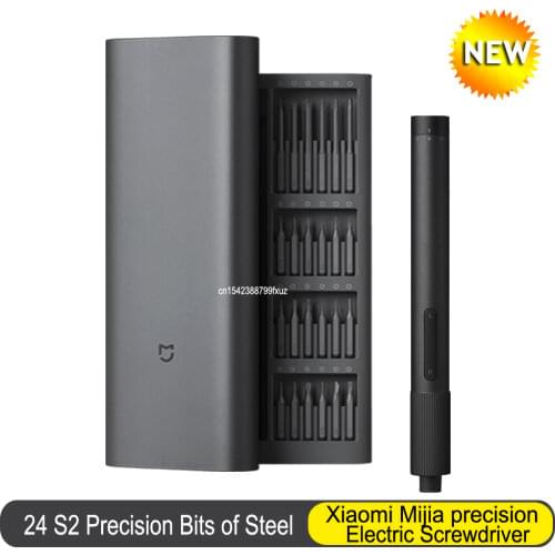 Xiaomi Electrical Precision Screwdriver Kit Type-C Rechargeable 2 Gear Torque 400+ Mijia Screw 24 S2 Steel Precision Bit MI