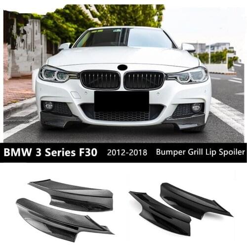For BMW 3 Series F30 F35 2012-2018 Front Lip Spoiler Grill Bumper Diffuser Spoilers High Quality Carbon Fiber Accessories