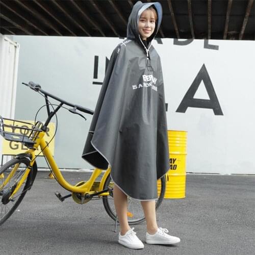 Transparent Hooded Raincoat Poncho Hiking Unisex Emergency Waterproof Rainwear Adult Rain Gear Cover EVA Camping Accessories