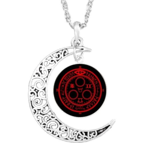 USA Movie silent hill halo of the sun Pendant Steampunk Necklace glass 1pcs/lot Glass mens handmade jewelry Choker chain Game