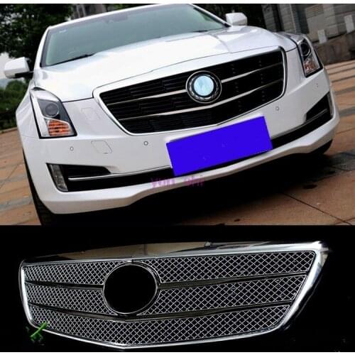 Stainless Steel For Cadillac 2014-16 ATSL Car Air-inlet Grille Intake Grilles Decoration Car-styling Original Car Net Protection