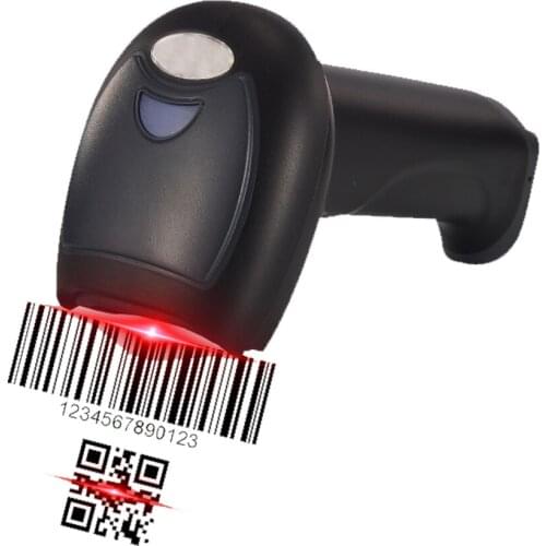 Barcode Scanner QR 2D Laser Light Code Reader BC2500D