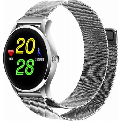 Kuddly K88 Smartwatch Bluetooth 4.0 Smart Wristwatch Waterproof IP65 Heart Rate Monitor Pedometer Fashion Watch for Androis IOS