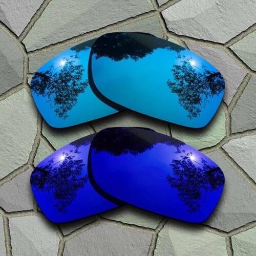 Sky Blue&Violet Blue Sunglasses Polarized Replacement Lenses for Oakley Fives Squared