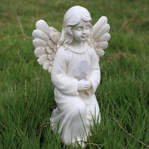 Angel Statues et Sculptures Garden Large Figurine Greek Resin Sculptures Art Statue Antique Blessing Angel Decoration