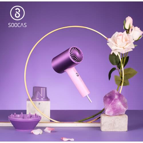 SOOCAS H5 Anion Hair Dryer Professional Blow Dryer quickly dry Electric Dryer Diffuser Aluminum Alloy Cold Hot Air Circulating
