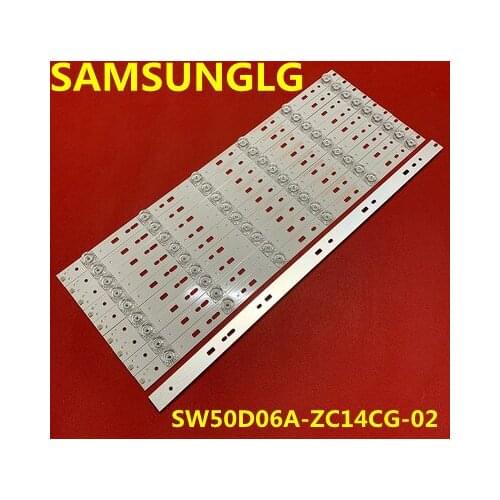 LED Backlight strip 6 lamp for Telefunken TF-LED50S13T2 SW50D06A-ZC14CG-02 SW500M05 50s9 k50 k50j pptv 50c2s CRH-A503535060151
