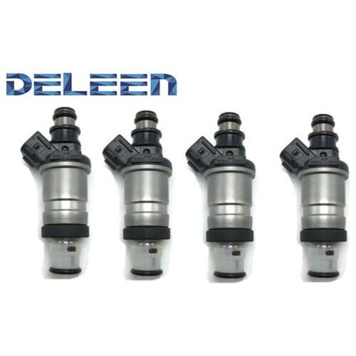 Deleen 4x High impedance Fuel Injector FJ581 / 842-12192 / 06164-P2J-010 For Honda Car Accessories