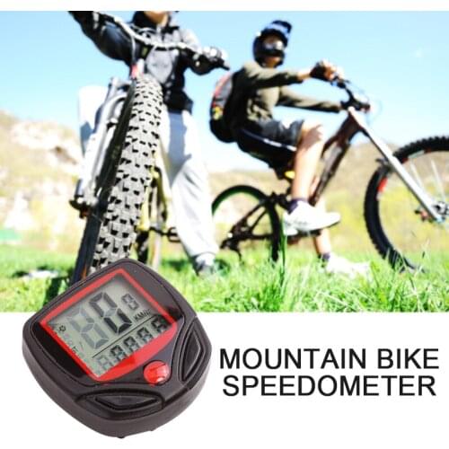 Speedometer bicycle computer with LCD digital display waterproof bicycle odometer speedometer riding stopwatch riding access