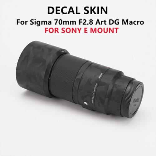 70 f2.8 Lens 3M Vinyl Lens Skins for Sigma 70mm F2.8 Art DG Macro Lens ( for Sony E Mount ) Decal Protector Cover Film Sticker