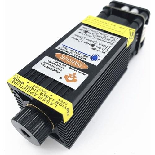 High light transmittance, 5.5W laser module, laser head, actual wattage. Actual power, can cut 3mm plywood with PWM/TTL