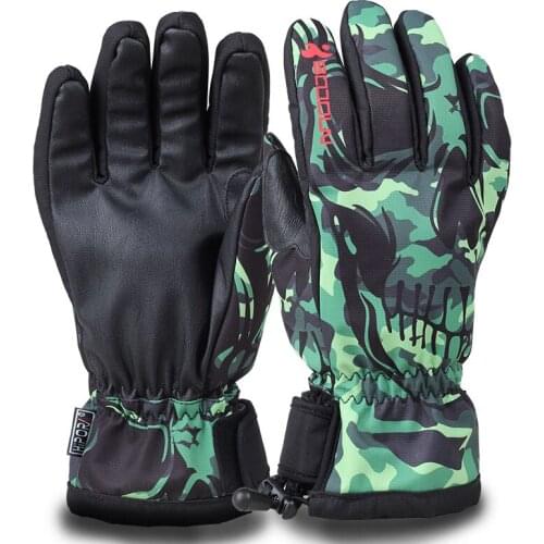 Winter ski gloves waterproof windproof plate single men and women professional men and women warm gloves