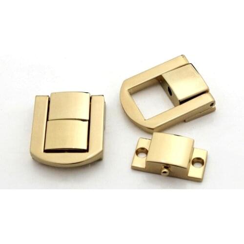 1pcs Metal Bag Toggle Latch Push Lock Fashion Durable Locks Closure Lock for DIY Wooden Box Luggage Hardware Accessory