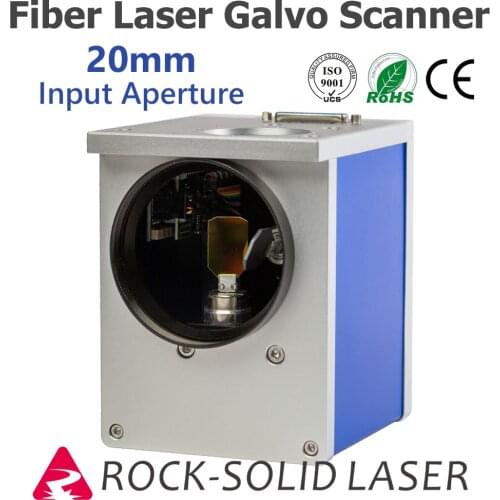 20mm Input Aperture Galvo Scan Head Fiber Laser Galvanometer Scanner Marking Machine Parts 1064nm JD2808 with Power Supply Set