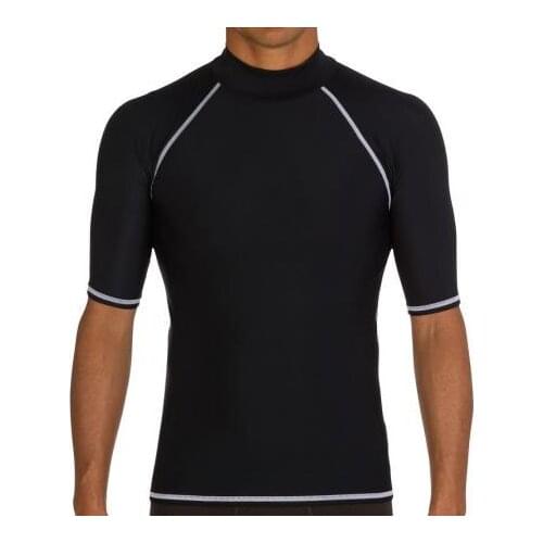 2015 SBART Mens Black UV sunscreen Shirt Short Sleeved T-shirt surf wear sunscreen swimsuit swimming snorkeling