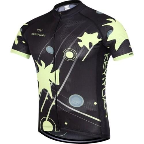 2018 Black Cycling Jersey Cycling clothing quick dry polyester shirts CYCLING Maillot Bike Short Sleeve Summer Cycling Wear