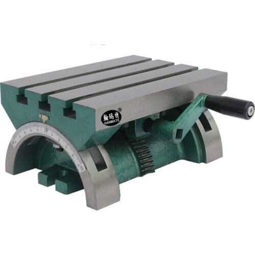 7 Inch Multifunctional Small Drilling Milling Machine Support With Adjustable Angle Tilt Of Worktable Sliding Table