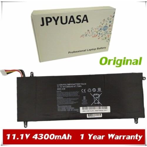 7XINbox 11.1V 4300mAh 47.73wh Original GNC-C30 Laptop Battery for GIGABYTE U2442 U24F P34G V2