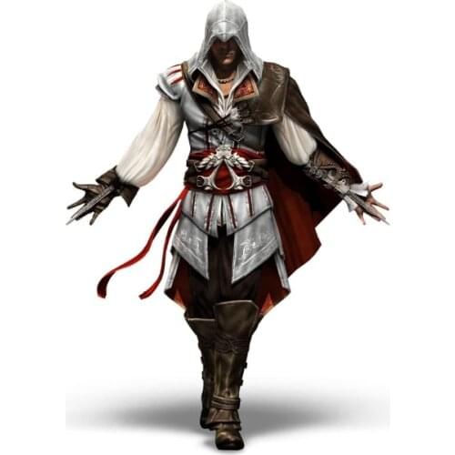 NECA Action Figure Assassins Creed 2 2nd Generation Ezio White Creed 7 inch Movable Doll Model Toy Collection Gift