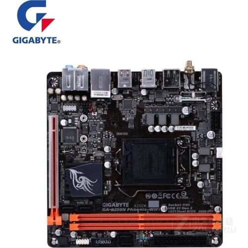MNI-ITX ITX For Gigabyte GA-B250N-PHOENIX WIFI B250N-PHOENIX WIFI Motherboard LGA 1151 For Intel B250 Used Desktop Mainboard