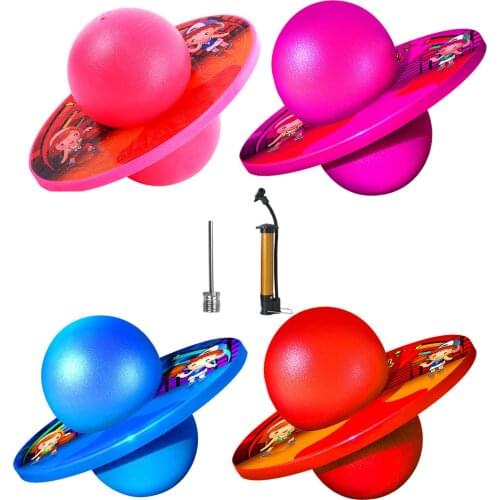 Hot Sale Pogo Jump Ball Exercise Balance Coordination Bouncing Ball Toy Ideal Gift For Kids