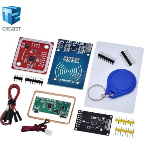 GREATZT RFID module RC522 MFRC-522 RDM6300 Kits S50 13.56 Mhz 125Khz 6cm With Tags SPI Write & Read for arduino uno 2560