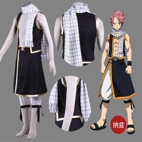 Custom Made Natsu Scarf Cosplay Costume From Fairy Tail Anime Halloween Party Birthday High Quality 180cm