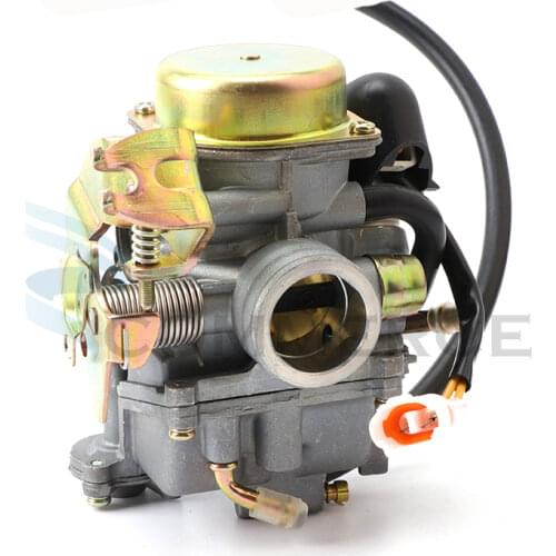CVK24.5 24.5mm Carb Carburetor Replace Keihin For Electronic Choke Yamaha RS100 GY6 100 125 150CC Scooter ATV