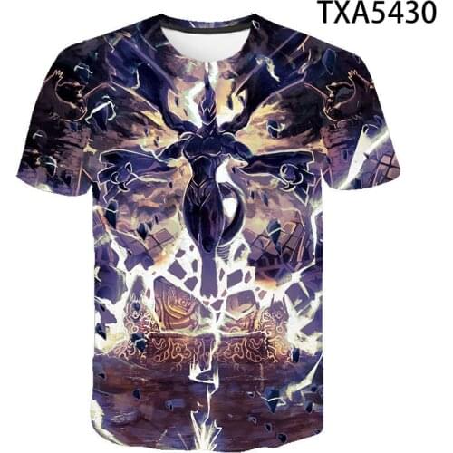 Summer Game Cartoon Anime 3D T shirt Men Women Children Casual Fashion Streetwear Boy Girl Kids Printed T-shirt Cool Tops Tee