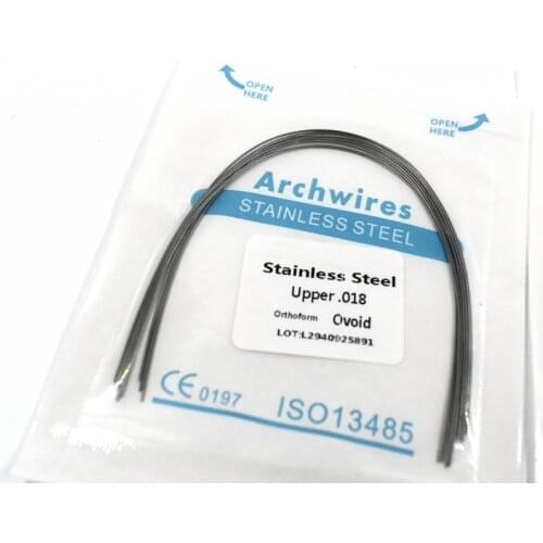 Orthodont Materials Archwires Dental Tools Stainless steel Wire Natural Type Upper Lower 016 014 High Quality Archwire For Brack