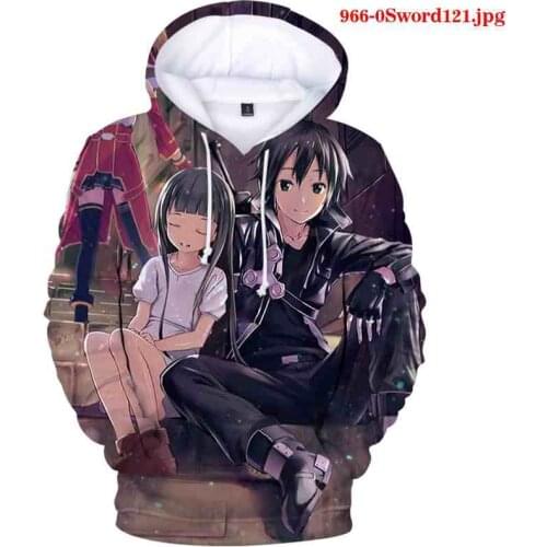 Be well received Men Women 3D Hoodie Harajuku Fashion Spring Autumn Sweatshirts Sword Hip-Hop Streetwear 3D Anime Oversized Tops