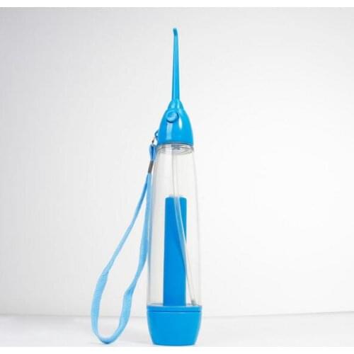 Portable Air Dental Hygiene Floss Oral Irrigator No Batteries Dental Water Jet Cleaning Tooth Mouthpiece Mouth Denture Cleaner
