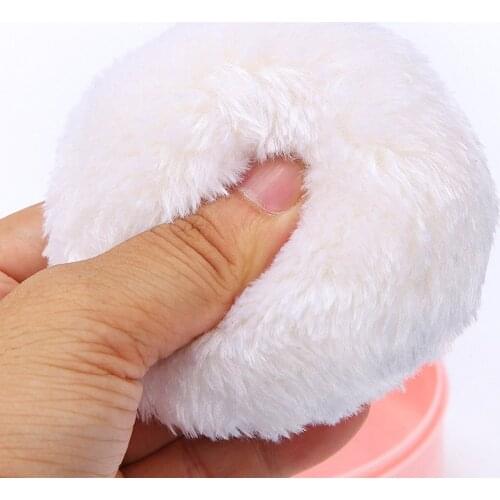 Powder Puff Portable Baby Kid\s Soft Body Talcum Powder Puff Sponge + Box Case Container Useful