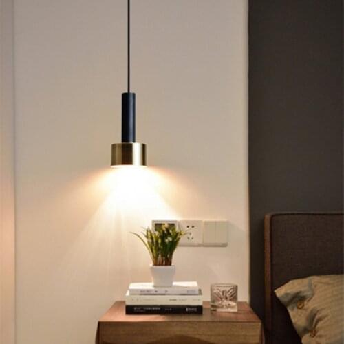 Nordic Bedside Kitchen Island Pendant Light Modern Bedside Hanging Lamp LED Lighting Fixture Popular Suspension Lights