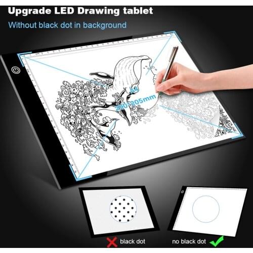 LED Light Box Tracker A4 Drawing Tablet 13*9.3 Inch Graphic Writing Digital Copy Pad Board Diamond Paint Sketch Anime Dropship