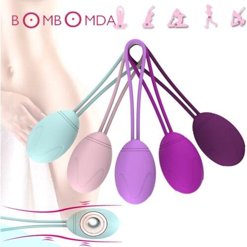 Smart Kegel Ball Vaginal Dumbbells Kegel Ben Wa Ball Vibrator Eggas Vagina Training Exercise Sex Toys for Women Products 5pcs se