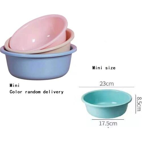 Thickened plastic washbasin deepens dormitory household bathroom size laundry basin baby vegetable wash foot basin