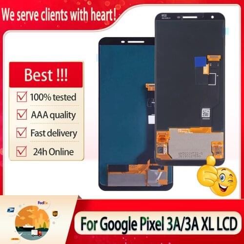 New For Google Pixel 3A XL LCD Display For Google Pixel 3A LCD Touch Screen Digitizer Panel Assembly Replacement Parts + Tools