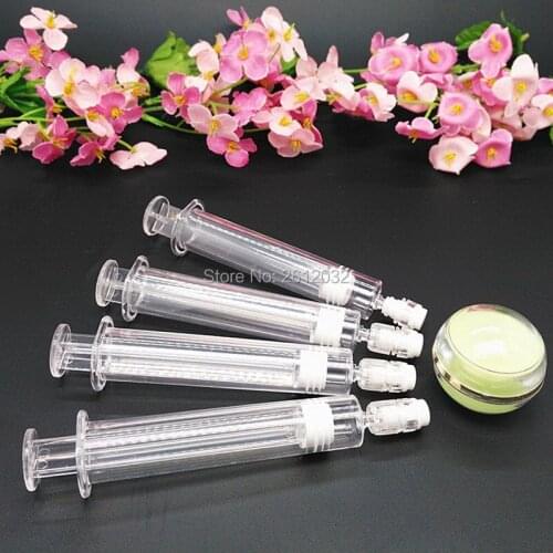 1ml/2ml/3ml/5ml/10ml Empty hydro lifting Water Light Needle Syringe Facial Makeup Tool Eye Cream Refillable tube