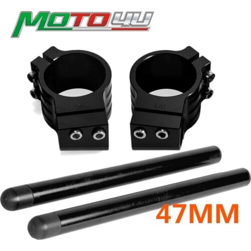 For YAMAHA R3 R15 V3 2019 2020 CNC Motorcycle Handlebar Clip Ons 47MM Clamp Clip On Fork Handle Bar Fork Tube Cafe Racer 1Pair