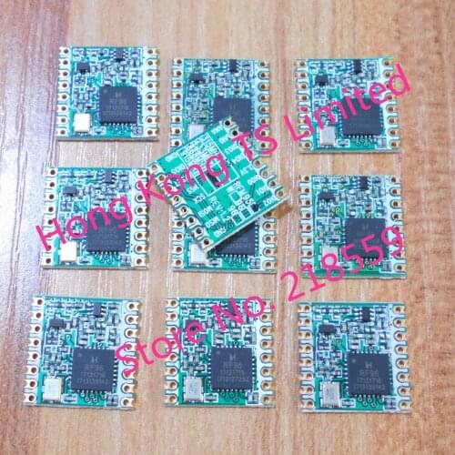 10pcs/lot RFM95 20dBm 100mW 868Mhz 915Mhz DSSS spread spectrum wireless transceiver module SX1276 lora module