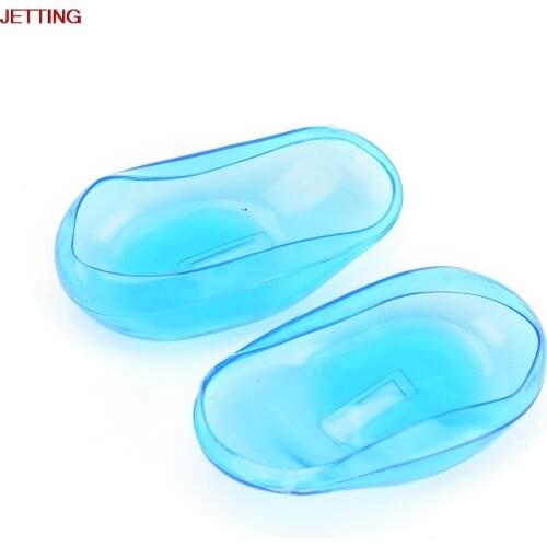 2 Pcs Blue Silicone Ear Cover Practical Travel Hair Color Showers Water Shampoo Ear Protector Cover For Ear Care
