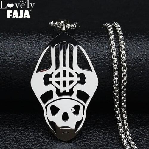 2021 Pope Stainless Steel Necklace for Men Emeritus Ghost BC Nameless Ghoul Symbol Logo CD Pin Sign Necklaces Jewelry N3004S03