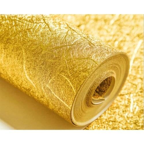 Beibehang Gold Foil 3d Wallpaper Solid Color 3D Earthhill Gold wallpaper roll Hotel KTV wallpaper for walls 3 d papel de parede